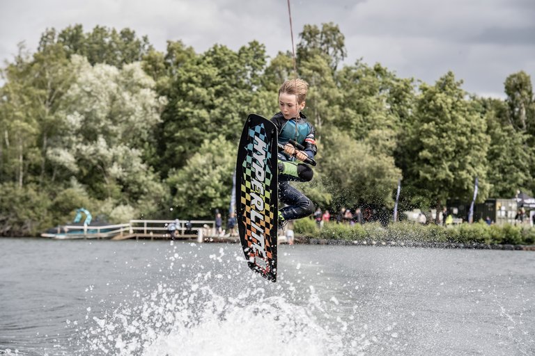 Ollie Phillips at the 2022 Malibu Boats UK Wakeboard And Wakesurf Nationals